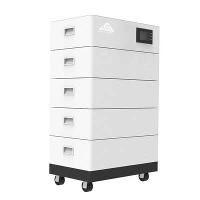 Hybride netverbinding stapelbare LiFePO4 zonnebatterij 5KWH 10KWH 15KWH 20KWH voor thuis