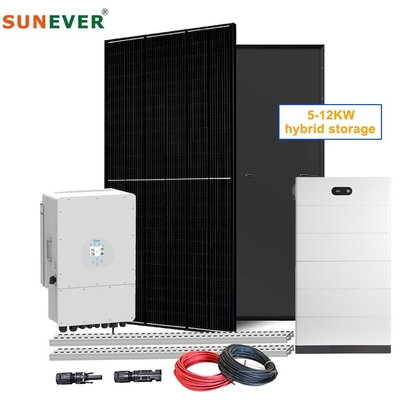 50hz Uitgangsfrequentie Solar Home Power System Complete Kit voor Huis 5kw 8kw 10kw 12kw