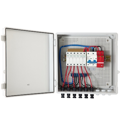 390*390*185 PV-combinatorbox 500VDC met ABS-materiaal SPD-bescherming
