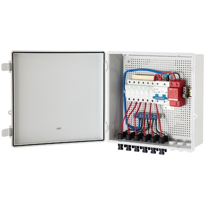390*390*185 PV-combinatorbox 500VDC met ABS-materiaal SPD-bescherming