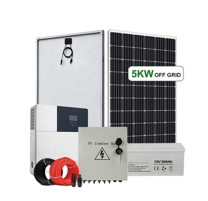 Residentieel zonne-energiesysteem dat energie opslaat