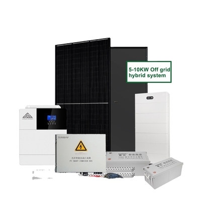 Wandmontage 8kw Off Grid zonnestelsel met zonnepaneel in één