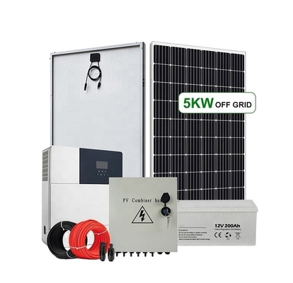 Rack 48v zonne-batterij systeem uit het net gemonteerd