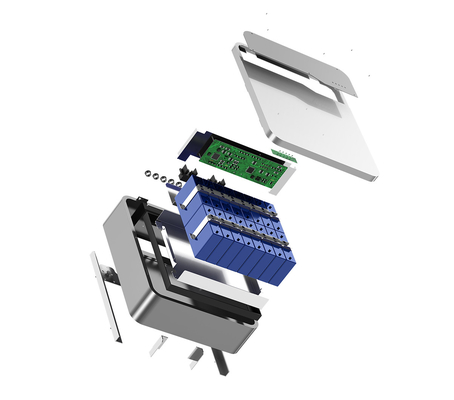 All-in-one zonnebatterij met CAN-communicatiepoortrack gemonteerd