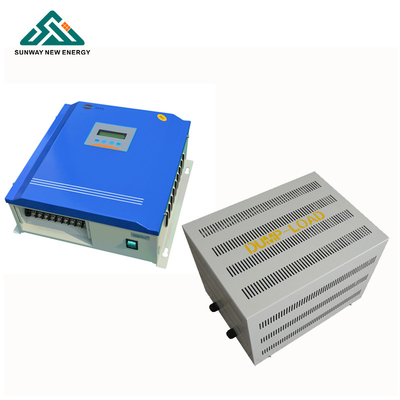 LED-scherm 15kw Wind Hybrid Controller Mppt Solar Wind Charge Controller