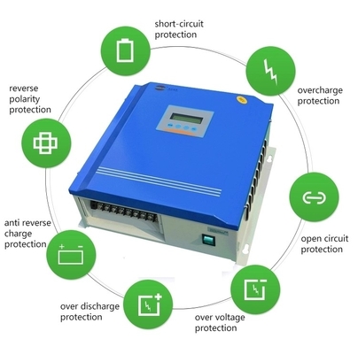 48V 96V zonne- en windcontroller met lithium LiFePO4 batterij