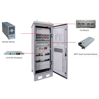 Loodzuurbatterij Zonne-energiesysteem 48VDC 50hz Uitgangsfrequentie Voor telecombasisstation