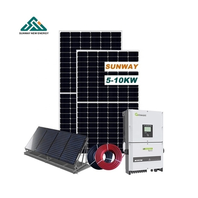 Outdoor 10000w Hybrid On Grid zonnestelsel 110V/127V/220VAC/380VAC/480V
