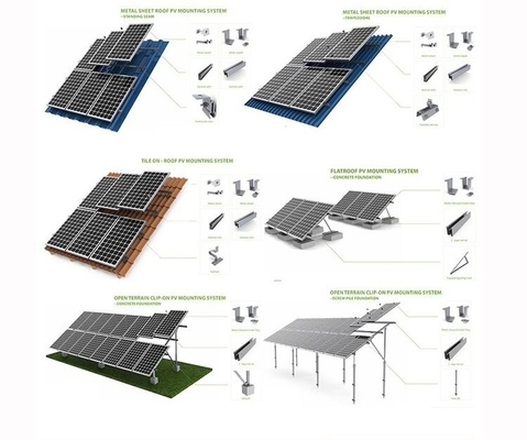 Compleet zonne-energiesysteem met Deye Hybrid Inverter 3kw 5kw 8kw en MPPT Controller