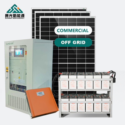 Voltooiing van de 3-fase off-grid zonne-energie-systeem