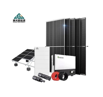 5 kW 10 kW zonne-energiesysteem Voor 220v/380v uitgangsspanning 24 uur Werktijd