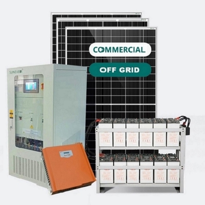 Hybride off-grid zonne-energie-pv-systeem voor huishoudelijke commerciële hoge efficiëntie