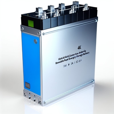 Hybride netverbinding hernieuwbare energieopslagbatterij voor zonnepanelen