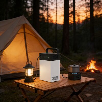 Alles-in-één zonne-energiesysteem 1004,8 Wh 500W – Lithium-ijzer ESS met dubbele oplaadmodi & binnen-buiten veelzijdigheid