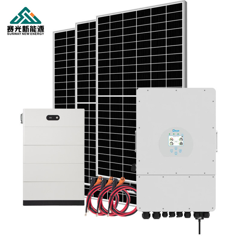 5kw 8kw 10kw 12kw Compleet zonne-energieopslagsysteem voor huishoudens met LiFePO4 batterij