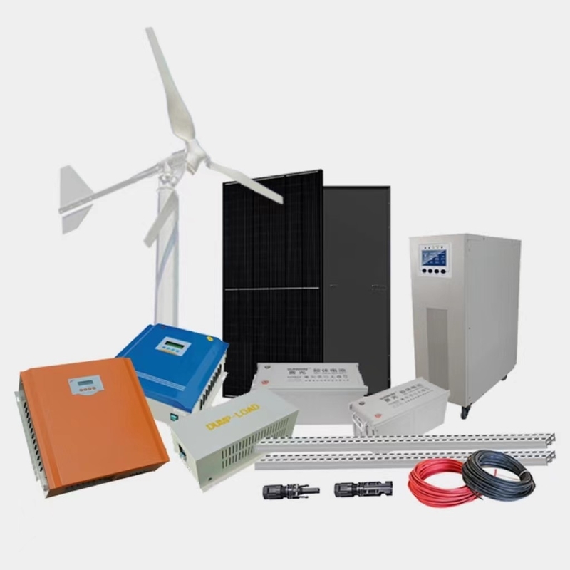 10 kW Off Grid Windenergie Generator Windenergie Hybride Generatiesysteem voor afgelegen gebieden