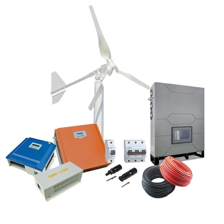 Windturbine type Horizontale windturbine 10 kW Off Grid Wind Solar Hybrid Power System