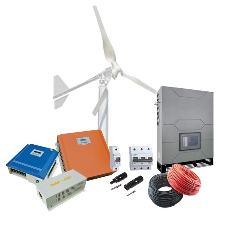 Hybride generatiesysteem voor windenergie met een vermogen van 10 kW