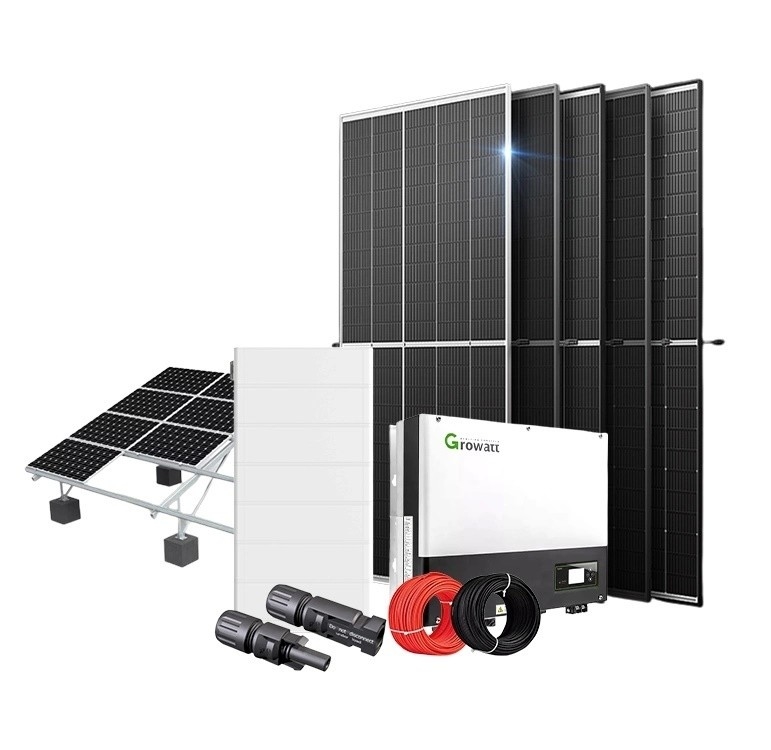 10kw laadvermogen 5kw zonne-energiesysteem Huis met 410-700Watt zonnepanelen Energiesystemen