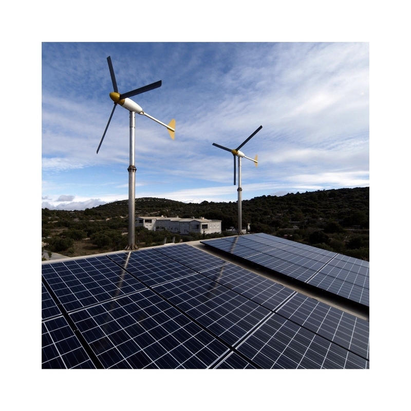 Gepersonaliseerd 3kw 5kw 10kw Off Grid Wind Power Generation System met 50HZ Output Frequency
