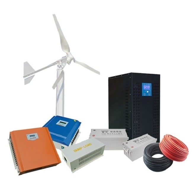 3kw 5kw 10kw off-grid windenergiesysteem met nominale spanning 48V/96V/120V/220/380V
