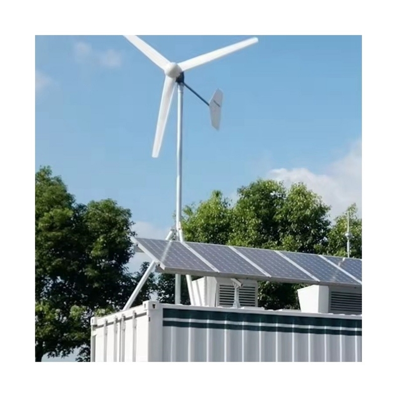 Hybride windmolensysteem met gelbatterij en 50 Hz uitgangsfrequentie