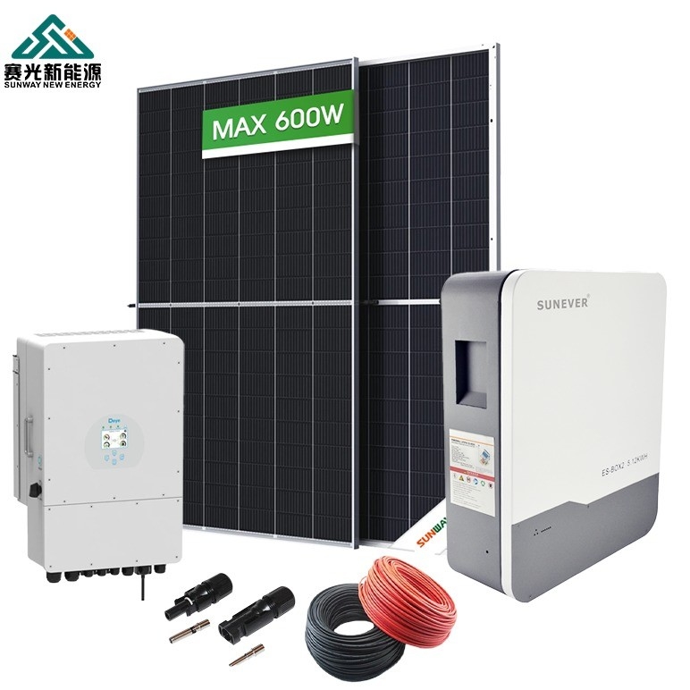 8kw Complete Home Solar Power Systems Zonne-energiesysteem Kit Voorverkoop Projectontwerp