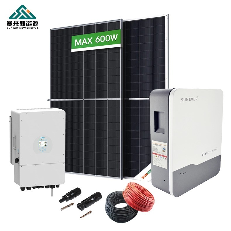 5kw 6kw 8kw 10kw zonne-energie opslag systeem Hybride batterij loodzuur energie voor zonne-