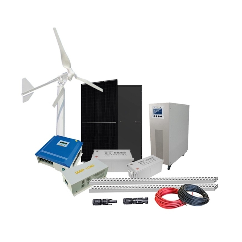 Loodzuurbatterijtype Windenergiesysteem 5kw 10kw 48V/96V/120V/220/380V