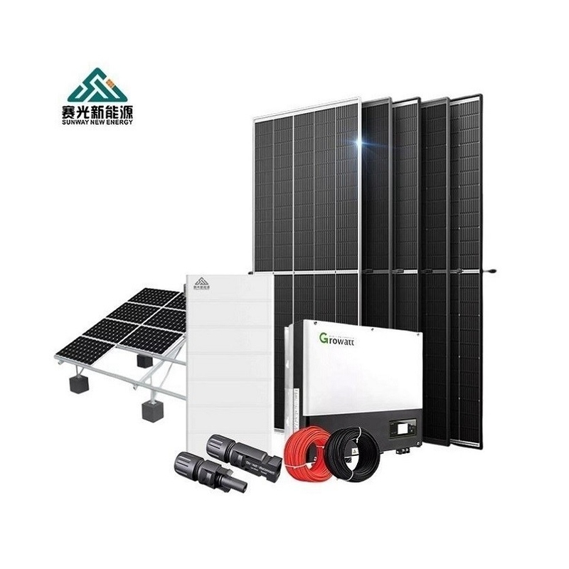 5kw zonnepaneelsysteem met 50hz-uitgangsfrequentie en pre-sales projectontwerp