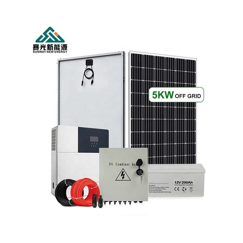10kw 20kw 30kw zonnepaneelsysteem met uitgangsspanning 110V/127V/220VAC/380VAC/480V
