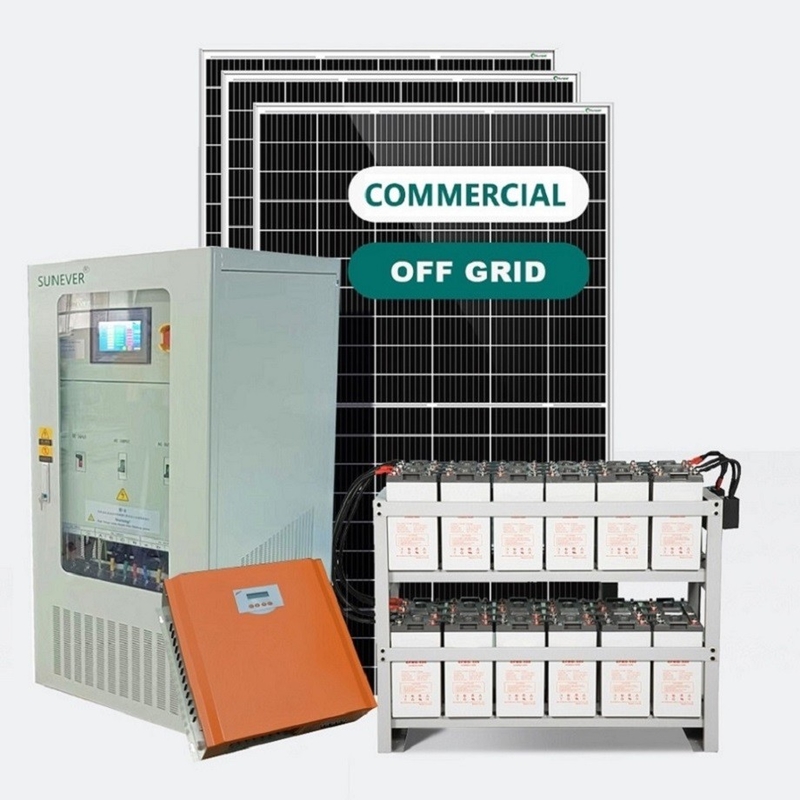 Loodzuur-off-grid zonnestelsel met all-in-one zonne-omvormer CE-gecertificeerd