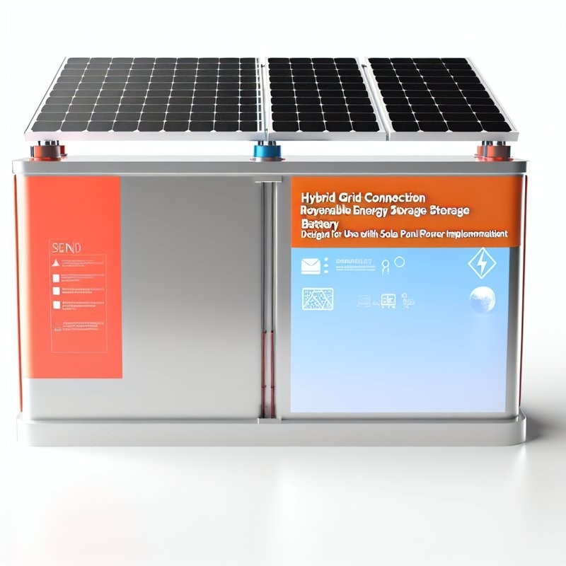 Hybride netverbinding hernieuwbare energieopslagbatterij voor zonnepanelen