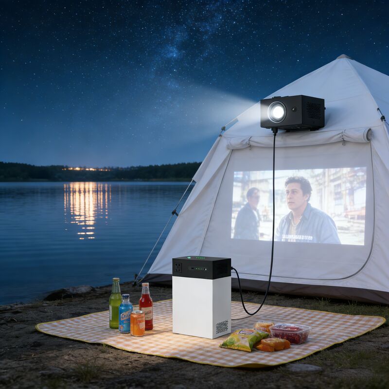 All-in-one off-grid zonne-energiesysteem 500W/1004,8Wh Lithium-ijzeren batterij