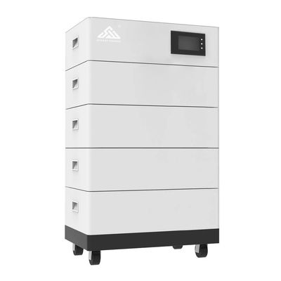 Hybride netverbinding stapelbare LiFePO4 zonnebatterij 5KWH 10KWH 15KWH 20KWH voor thuis