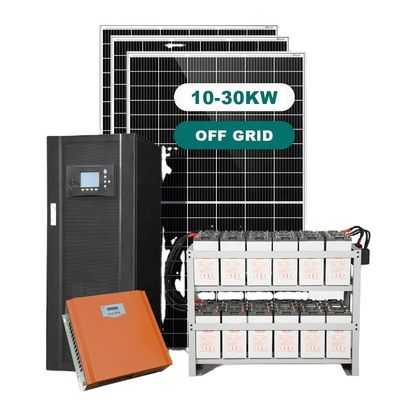 Off-grid 15 kW stand-alone zonnebatterij systeem voor thuis commerciële toepassingen