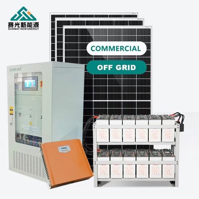 Home Commercieel Off Grid Zonne-Generator Systeem 12kw Off Grid Zonne-Systeem