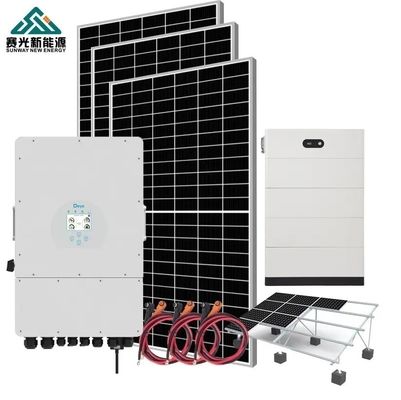 4kw Hybride zonne-energiesysteem voor industriële off-grid-modus TUV gecertificeerd