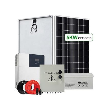 LiFePO4 MPPT 15kw Off Grid Solar System voor residentiële CE RoHS-certificering