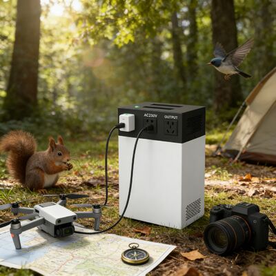 Off-Grid zonne-energiesysteem 500W 1004,8Wh